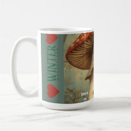 Winter Alice in Wonderland Drink Me Kaffemugg