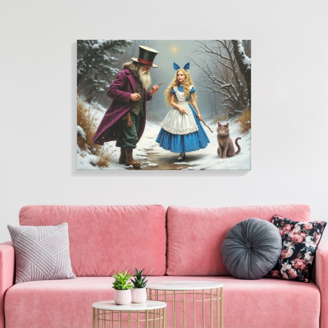 Winter Alice kanvastryck (Insitu (Vardagsrum))