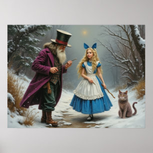 Winter Alice-projektionsyta poster