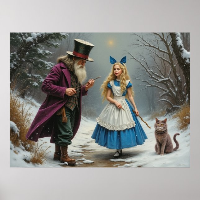 Winter Alice-projektionsyta poster (Framsidan)