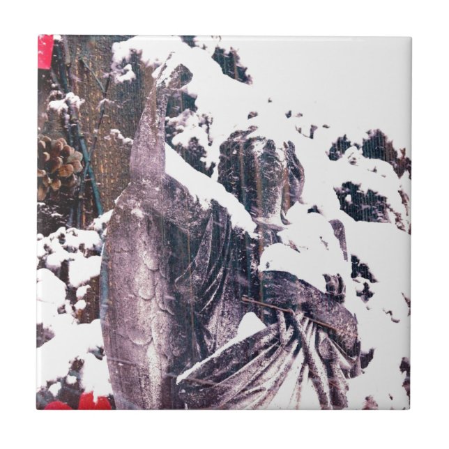 Winter Angel Kakelplatta (Framsidan)