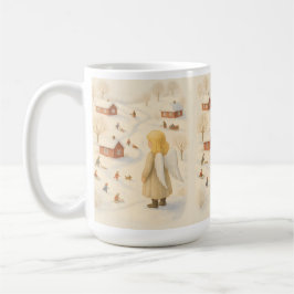 Winter Angel Mug Christmas Village Gift Kaffemugg