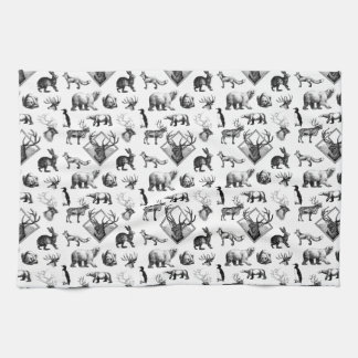 Winter Animals Tea Towel Kökshandduk