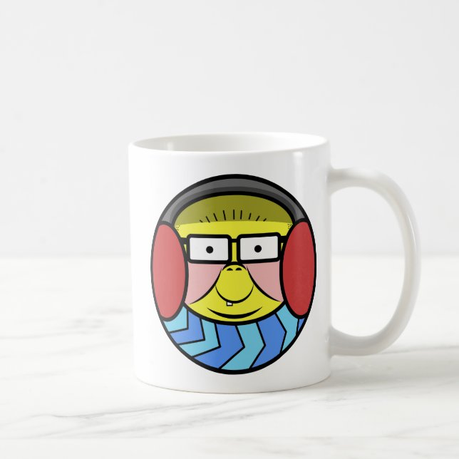 Winter Ansikte-kaffe Mugg (Höger)