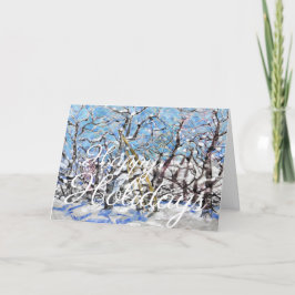 Winter Apple Pruning #140301 Helgkort