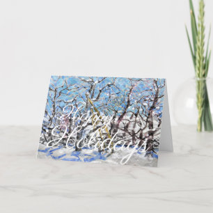 Winter Apple Pruning #140301 Helgkort