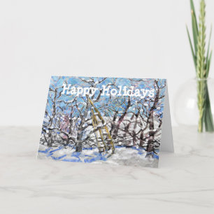 Winter Apple Pruning #140301 Helgkort