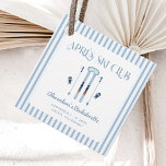 Winter Apres Ski Bachelorette Party Gåvor Etiketter<br><div class="desc">Förbättra din vinterbachelorettfest med snyggten Winter Apres Ski Bachelorette Party Favor Tags. Perfekt för bachelorette-påsar gynnar vintern, dessa märkre ger en charmerande beröring till din bachelorette-fest. Utforska kreativets bachelorette goody bag-idéer vintern med ett apres ski bachelorette-tema. Dessa märkre är idealiska för alla skidungrettpartier och kompletterar alla skidbackar. Fånga själva kärnan...</div>