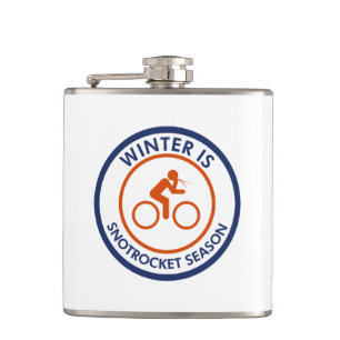 Winter är Snot Rocket Season Cycling Fickplunta
