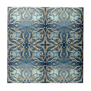 Winter Art nouveau Design Tile Kakelplatta