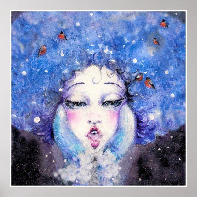 Winter Art-Poster Poster (Framsidan)