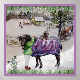 Winter at Thistlebrook Stables Poster