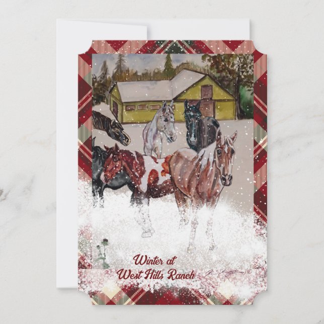 WINTER AT VÄSTER RANCH (Framsida)