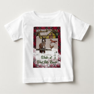 WINTER AT VÄSTER RANCH T SHIRT