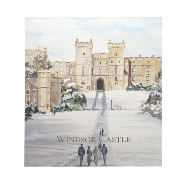 Winter at Windsor Castle av Farida Greenfield Anteckningsblock (Framsida)