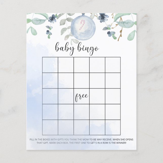Winter baby bingo-spel (Framsida)