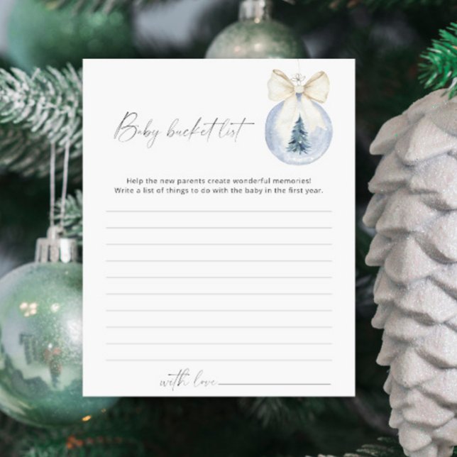 Winter Baby-bucket-listspel (Skapare uppladdad)