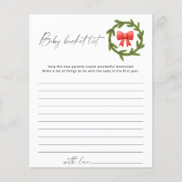 Winter Baby-bucket-listspel