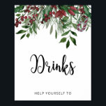 Winter baby Drinks Poster<br><div class="desc">Matchande objekt är tillgängliga.</div>