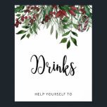 Winter baby Drinks Poster<br><div class="desc">Matchande objekt är tillgängliga.</div>