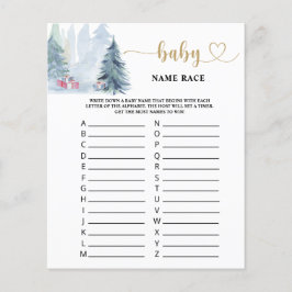 Winter baby namn tävling