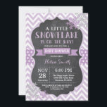Winter Baby Shower Lila Snowflake Chalkboard Inbjudningar<br><div class="desc">Inbjudan till Winter Baby Shower. Lila Snowflake. Bakgrund för kalkbord. Bjud in för barn. Winter Helgdag Baby Shower Inbjudan. Lila och Grått Silver Snöflingor. Vit bakgrund. Om du vill göra ytterligare anpassningar klickar du på knappen "Anpassa" och användor verktyg som är utformat för att ändra mallen.</div>