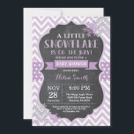 Winter Baby Shower Lila Snowflake Chalkboard Inbjudningar<br><div class="desc">Inbjudan till Winter Baby Shower. Lila Snowflake. Bakgrund för kalkbord. Bjud in för barn. Winter Helgdag Baby Shower Inbjudan. Lila och Grått Silver Snöflingor. Vit bakgrund. Om du vill göra ytterligare anpassningar klickar du på knappen "Anpassa" och användor verktyg som är utformat för att ändra mallen.</div>