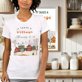 Winter Baby Shower Mommy to Be Shirt Cozy Snowy T Shirt