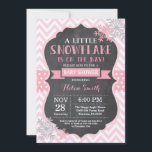 Winter Baby Shower Rosa Snowflake Chalkboard Inbjudningar<br><div class="desc">Inbjudan till Winter Baby Shower. Rosa Snowflake. Bakgrund för kalkbord. Bjud in för barn. Winter Helgdag Baby Shower Inbjudan. Rosa och Grått Silver Snöflingor. Vit bakgrund. Om du vill göra ytterligare anpassningar klickar du på knappen "Anpassa" och användor verktyg som är utformat för att ändra mallen.</div>