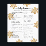 Winter Baby Trivia | Barnstödsspel<br><div class="desc">Vattensfärger Julkakor,  nöjesbabydusch. Kakor för julgingerbröd. Matchande objekt är tillgängliga.</div>