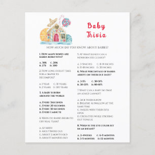 Winter Baby Trivia   Barnstödsspel