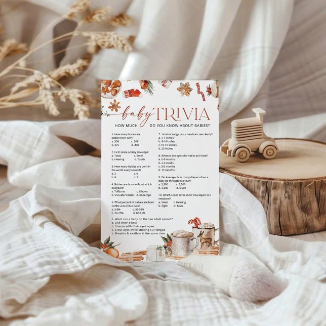 Winter Baby Trivia Game (Skapare uppladdad)