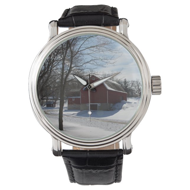 Winter Barn Watch Armbandsur (Framsida)