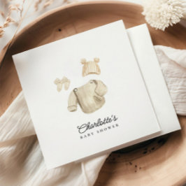 Winter-Barnkläder Kön Neutral babystötare Pappersservett