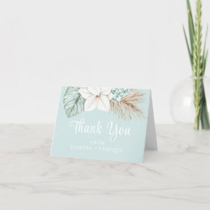 Winter Beach Wedding Tack Kort