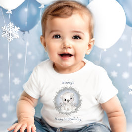 Winter Beary 1: a Birthday Cute Polar Bear Boy T Shirt