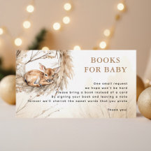 Winter Beige Baby Hjort Bokar för Baby Baby Shower