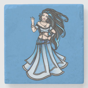 Winter Belly Dancer Goddess Stenunderlägg