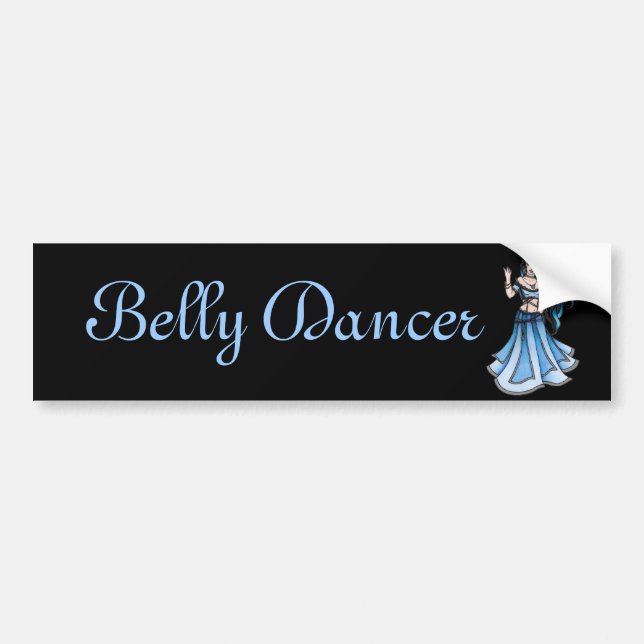 Winter Belly Dancer Sticker Bildekal (Framsidan)