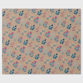 Winter berries and greenery Wrapping Paper roll Presentpapper