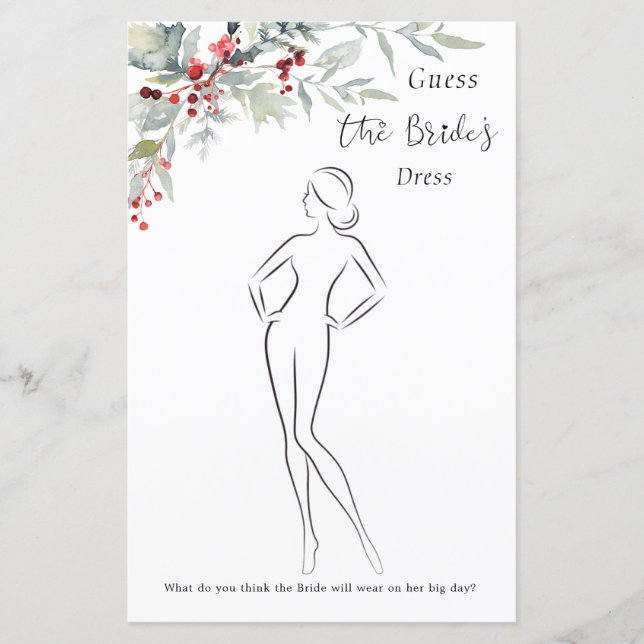 Winter Berries Greenery Foliage Möhippa Game (Framsida)