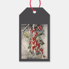 Winter Berries Presentetikett