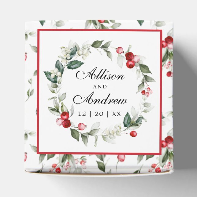 Winter Berry | BRÖLLOP Presentaskar (Överdel)