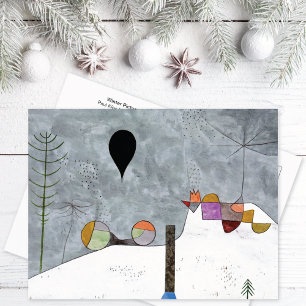 Winter Bild Abstrakt Paul Klee Vykort