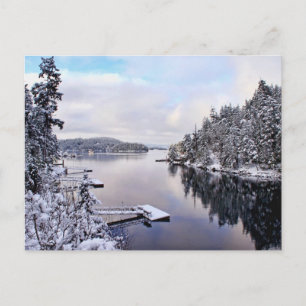 Winter Bild i Snö Vykort