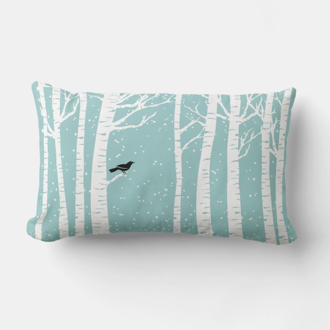 Winter Birch Reversible Pillow Lumbarkudde (Framsida)