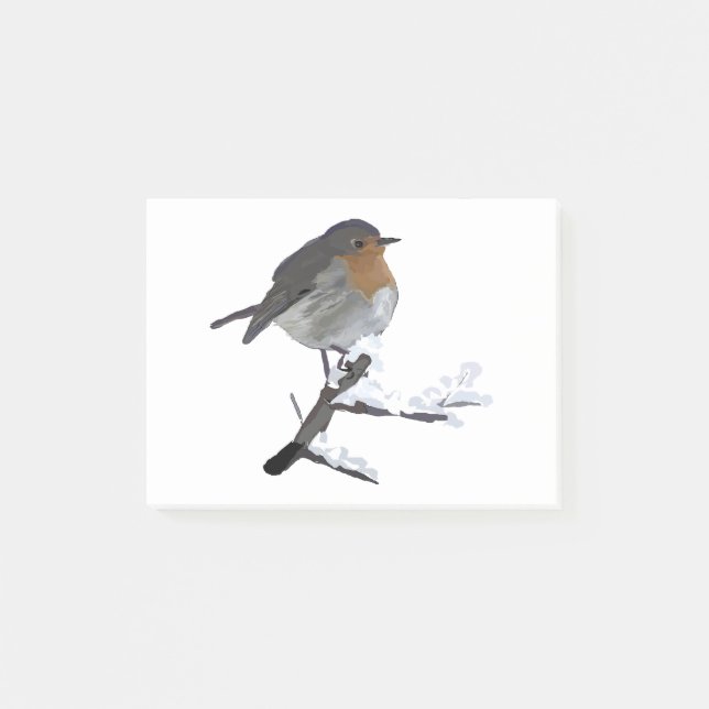 Winter Bird Post-it Block (Framsida)