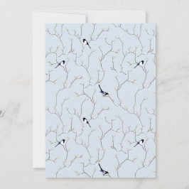 Winter Birds Inbjudningar