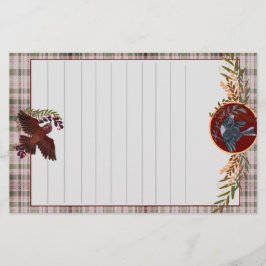 Winter Birds Stationery Brevpapper