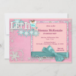 Winter Birthday Inbjudningar